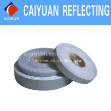 CY Светоотражающий ткань эластичная лента серебристый спандекс серый Custom оптом